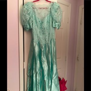 Vintage Seafoam 90s Vintage Dress